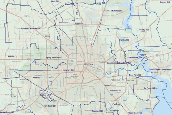 Greater-Houston-School-District-Map - Houston School Survey