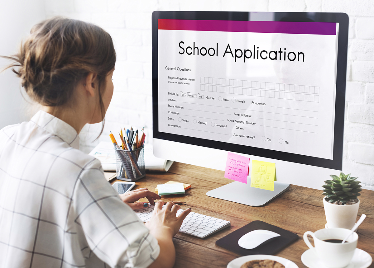 school application online